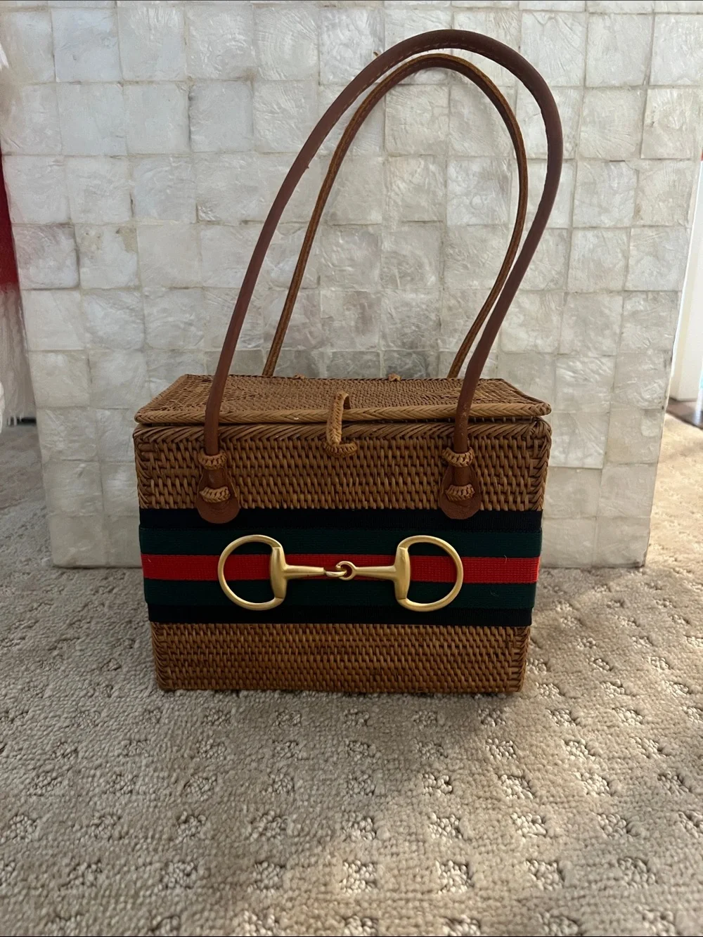 Lisi Lerch ❤️Custom Wicker Bow Bag - Picture 3 of 6